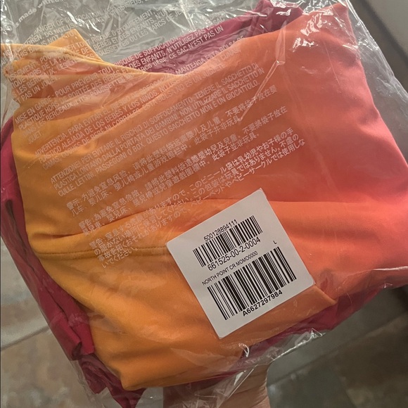 Athleta M North Point Crop Rashguard Monroe Ombre Warm Medium - Picture 5 of 9